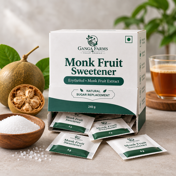Ganga Farms Everyday Sweet | Monk Fruit Sweetener | Natural Sugar Replacement